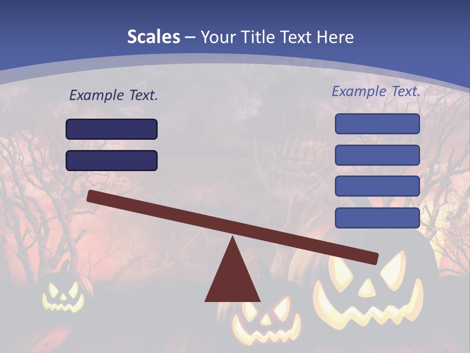 Faces Orange Fall PowerPoint Template