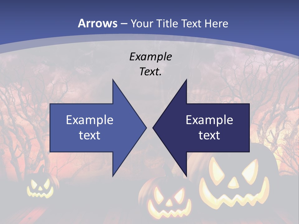 Faces Orange Fall PowerPoint Template