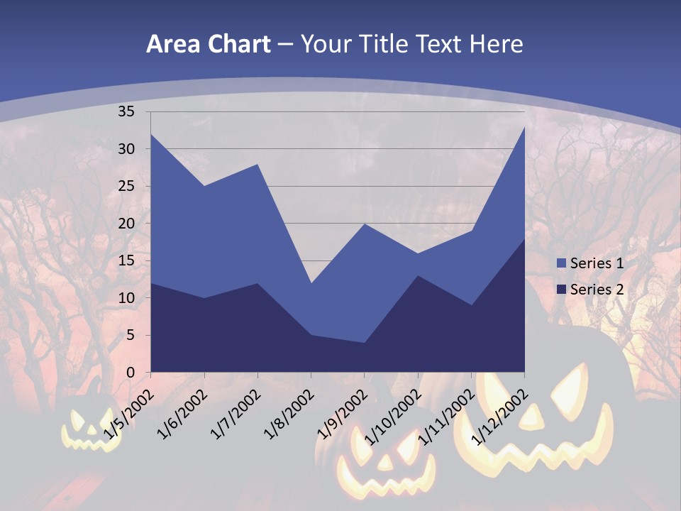 Faces Orange Fall PowerPoint Template