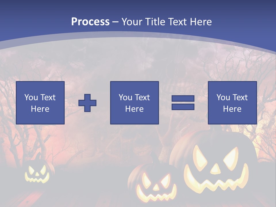 Faces Orange Fall PowerPoint Template