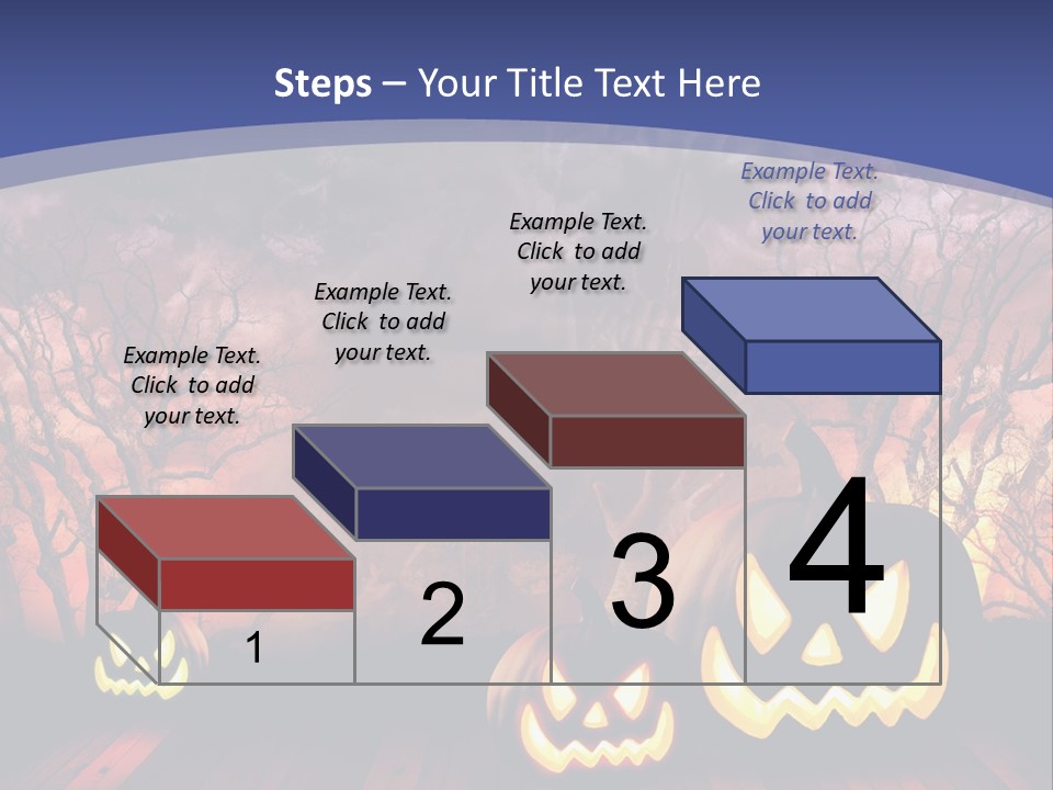 Faces Orange Fall PowerPoint Template