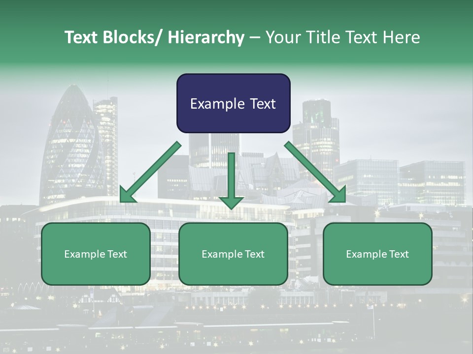 Roof Built Structure Panoramic PowerPoint Template