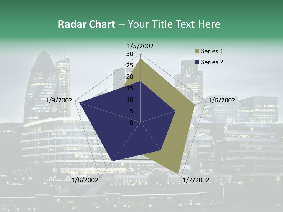 Roof Built Structure Panoramic PowerPoint Template