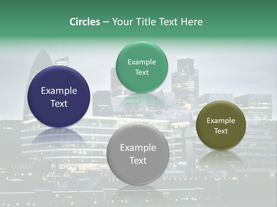 Roof Built Structure Panoramic PowerPoint Template