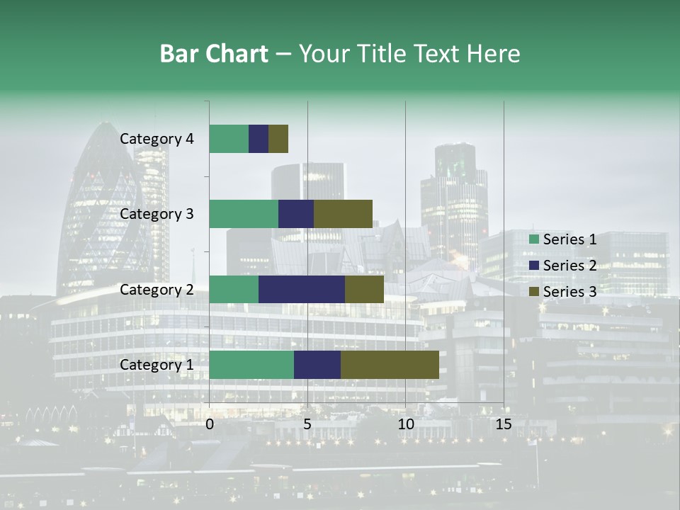 Roof Built Structure Panoramic PowerPoint Template