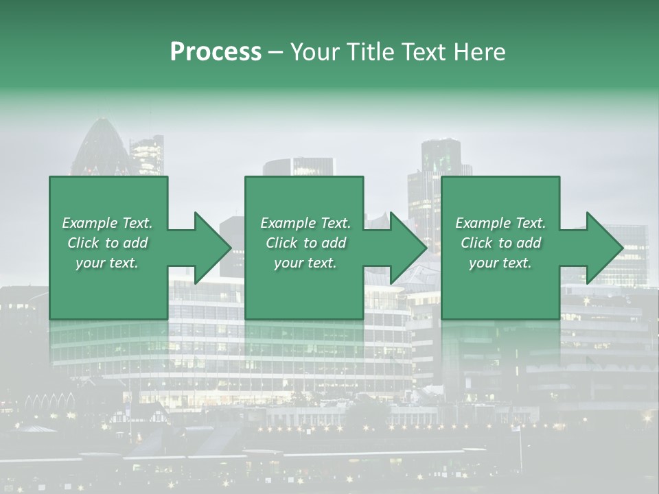 Roof Built Structure Panoramic PowerPoint Template