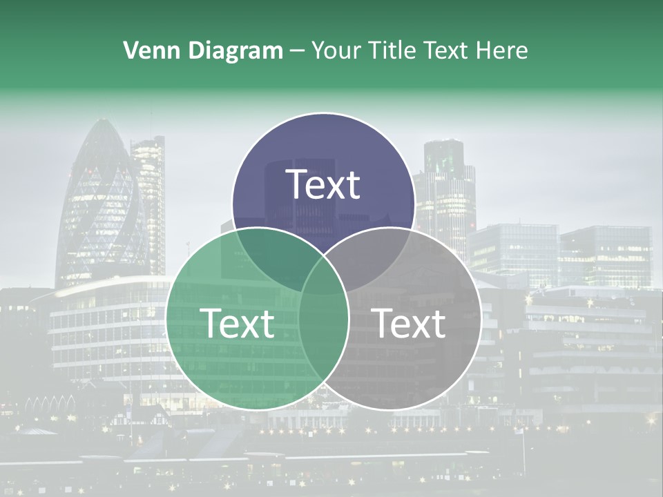 Roof Built Structure Panoramic PowerPoint Template