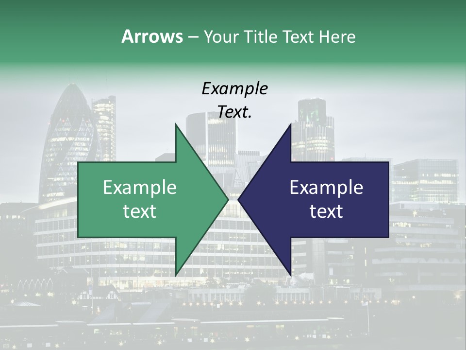 Roof Built Structure Panoramic PowerPoint Template