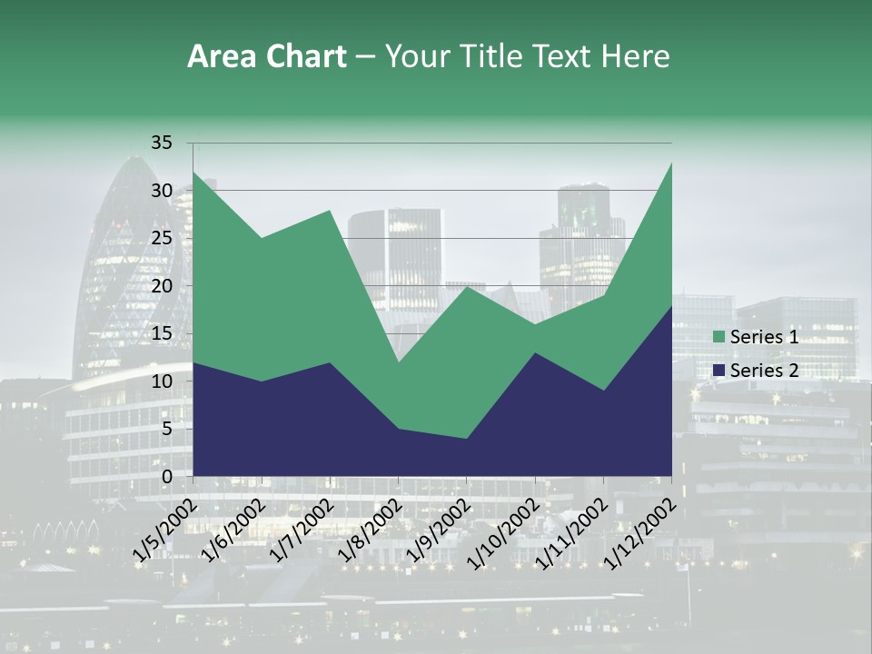 Roof Built Structure Panoramic PowerPoint Template