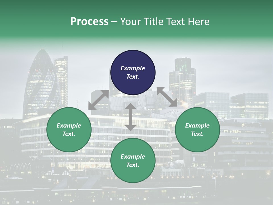 Roof Built Structure Panoramic PowerPoint Template