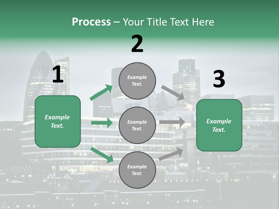 Roof Built Structure Panoramic PowerPoint Template