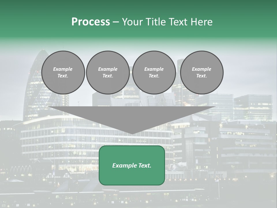 Roof Built Structure Panoramic PowerPoint Template