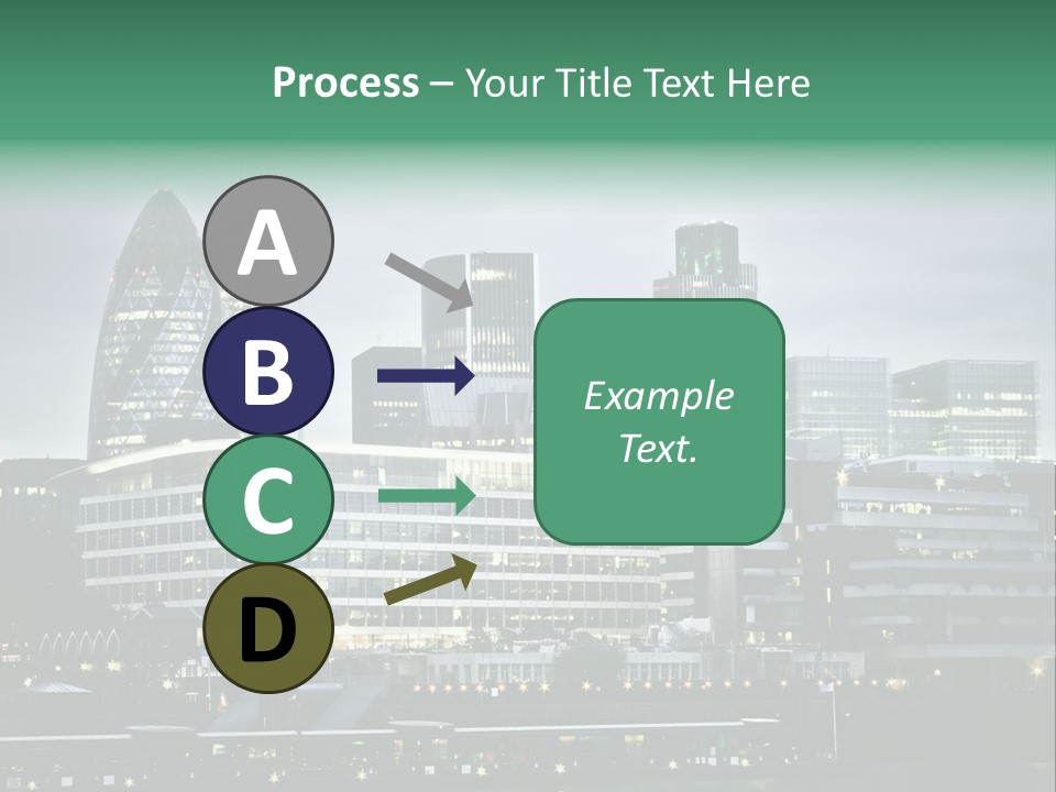 Roof Built Structure Panoramic PowerPoint Template