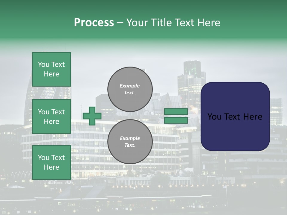 Roof Built Structure Panoramic PowerPoint Template