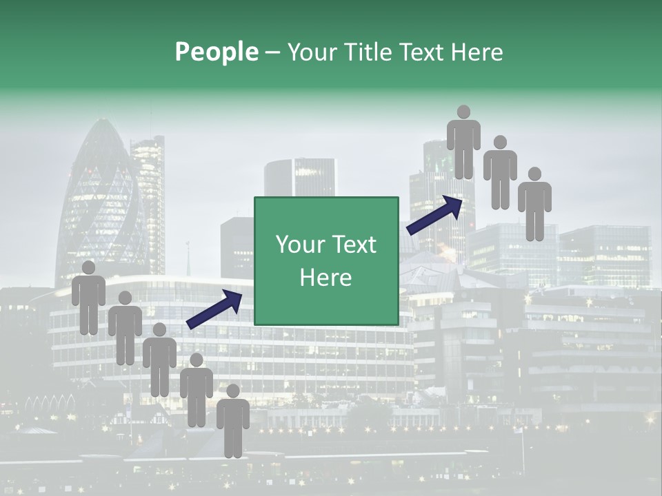 Roof Built Structure Panoramic PowerPoint Template