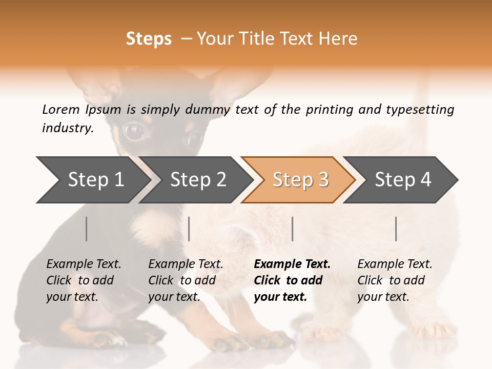 Chihuahua Cat Russian PowerPoint Template