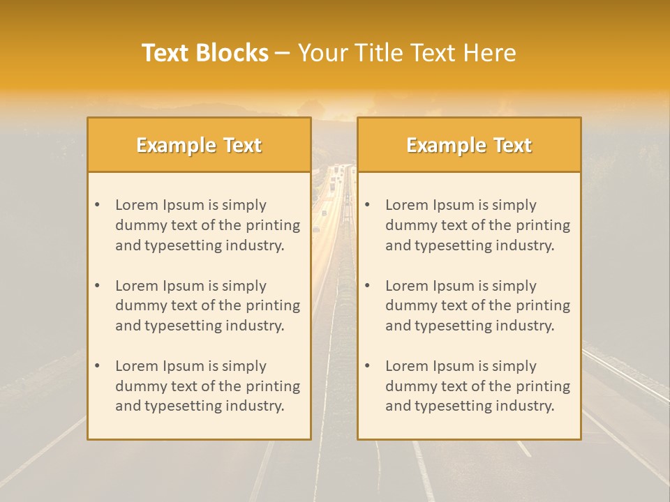 Sunbeam Light Street PowerPoint Template
