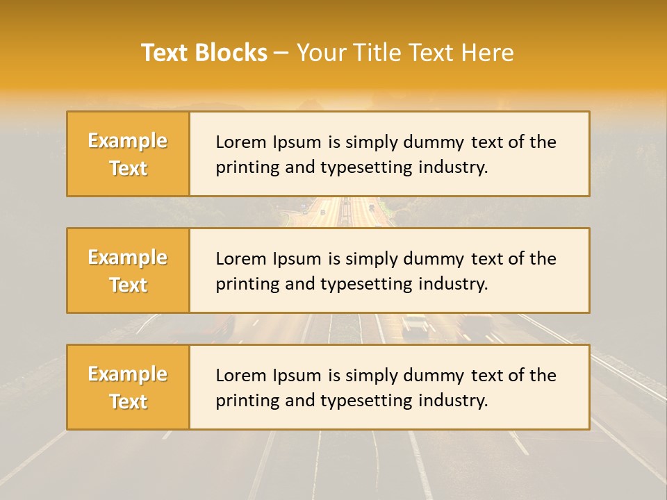 Sunbeam Light Street PowerPoint Template
