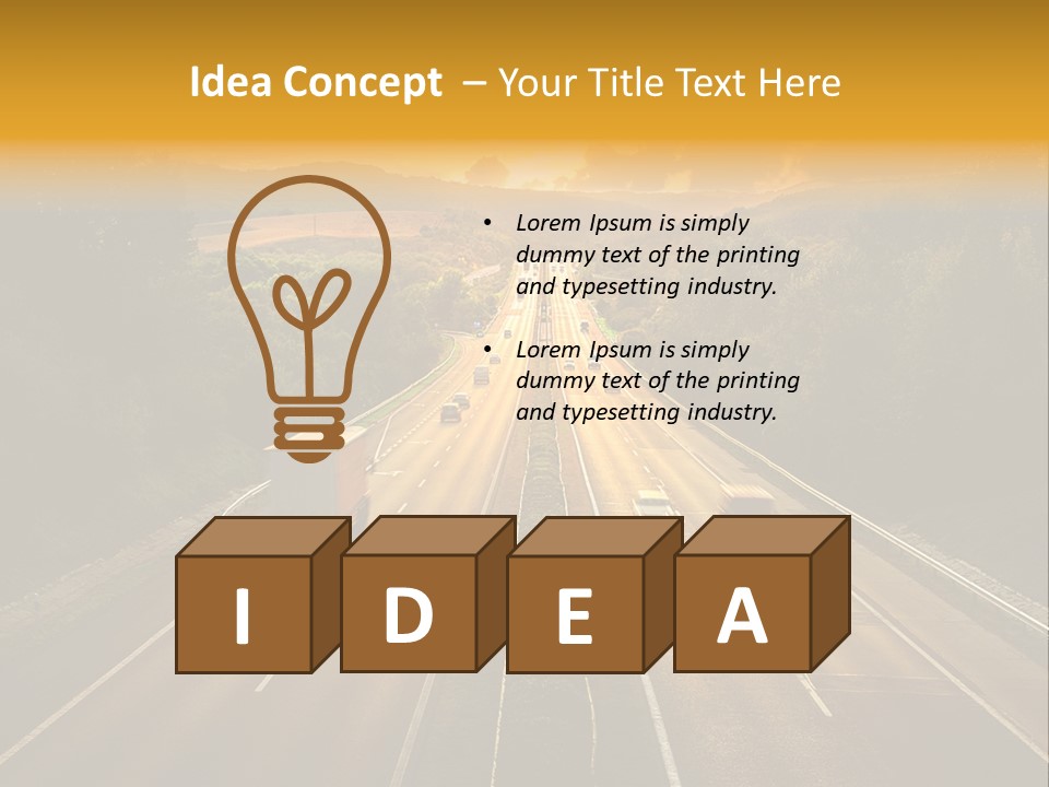 Sunbeam Light Street PowerPoint Template