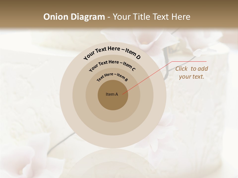 Four Nobody Orchid Flower PowerPoint Template