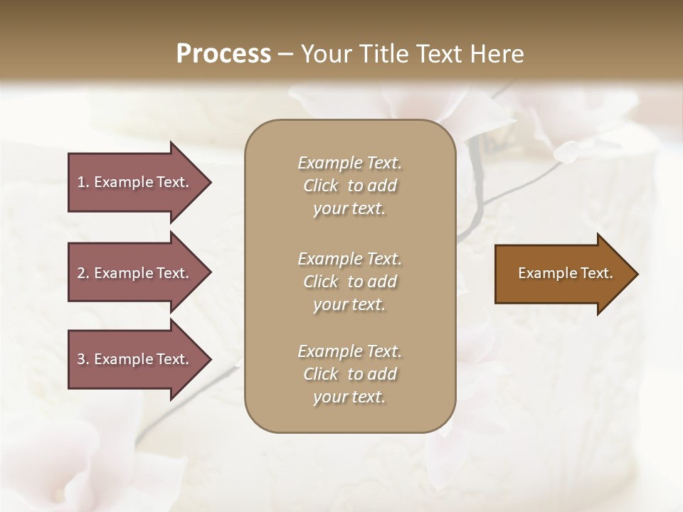 Four Nobody Orchid Flower PowerPoint Template