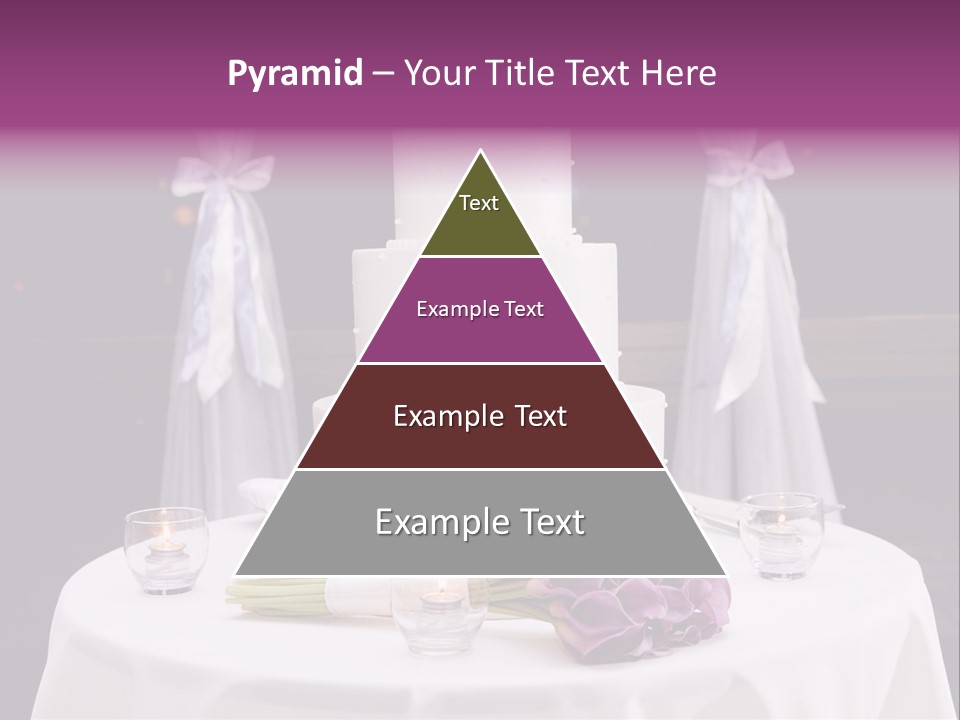 White Lilac Flowers Four PowerPoint Template