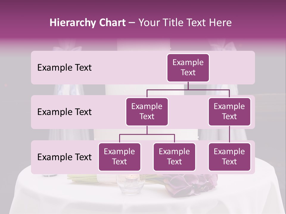White Lilac Flowers Four PowerPoint Template