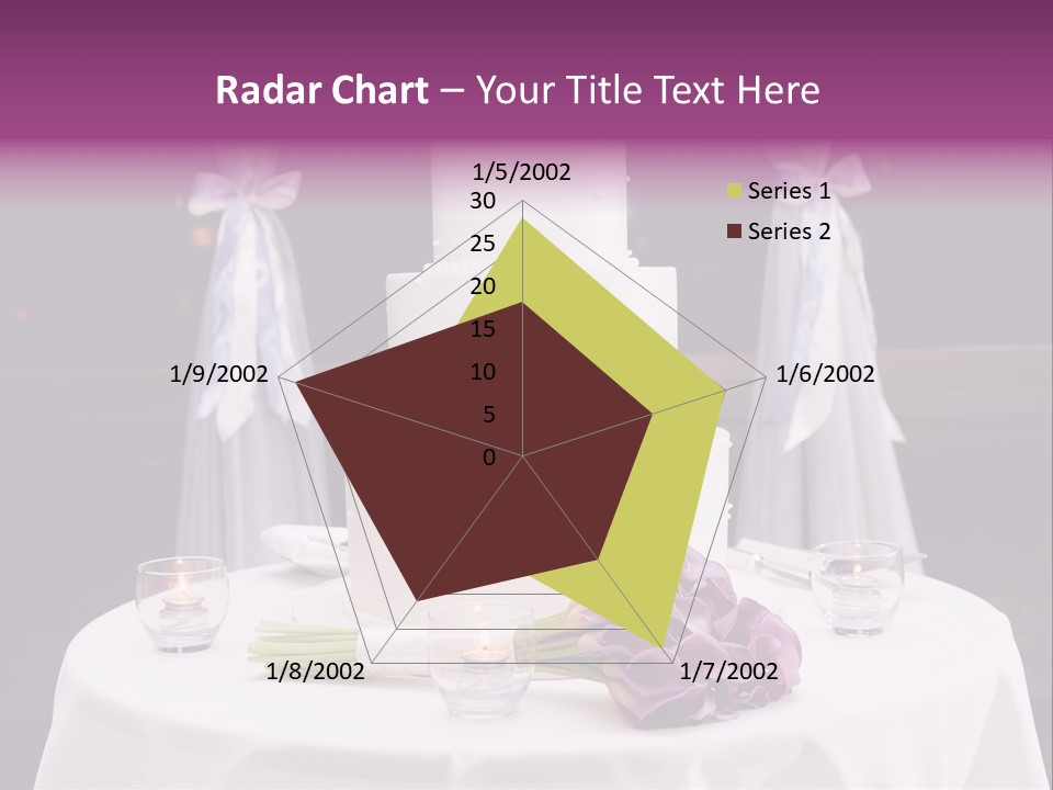 White Lilac Flowers Four PowerPoint Template