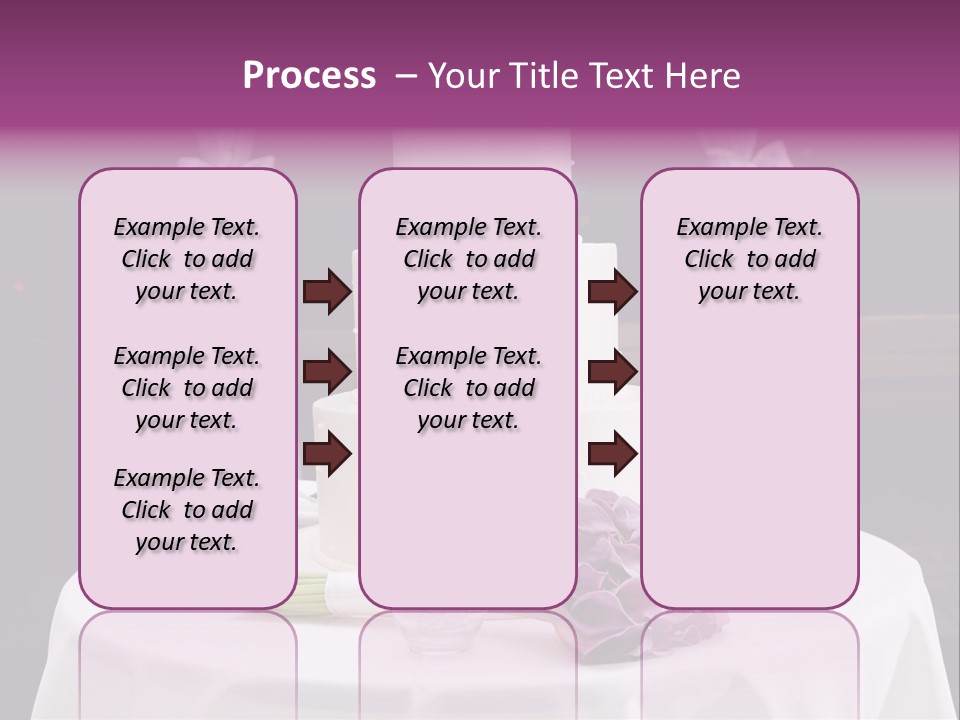 White Lilac Flowers Four PowerPoint Template