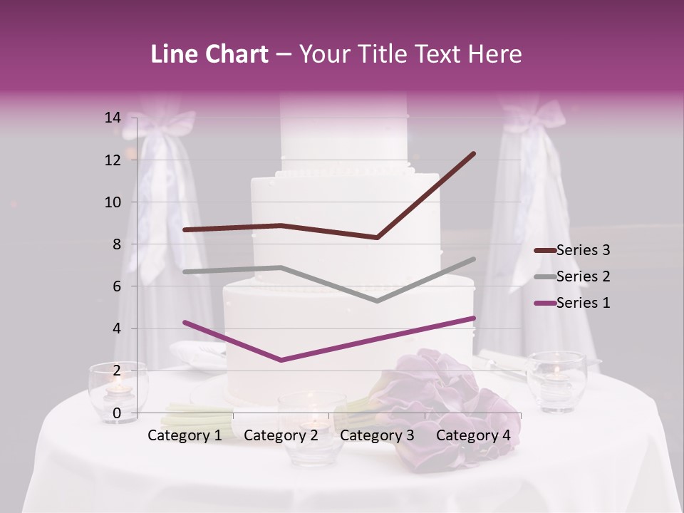 White Lilac Flowers Four PowerPoint Template