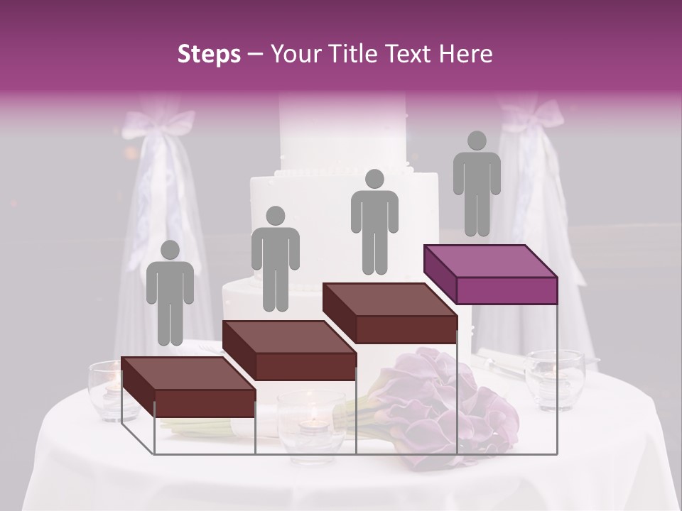 White Lilac Flowers Four PowerPoint Template