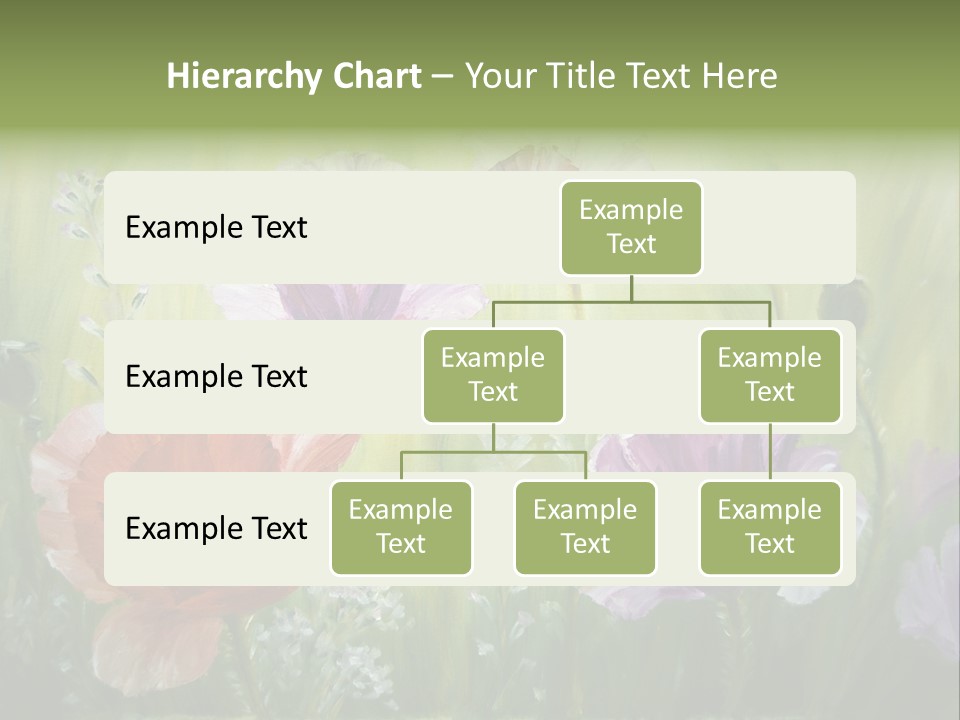 Pink Spring Flowers Oil Painting PowerPoint Template