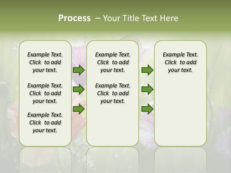 Pink Spring Flowers Oil Painting PowerPoint Template