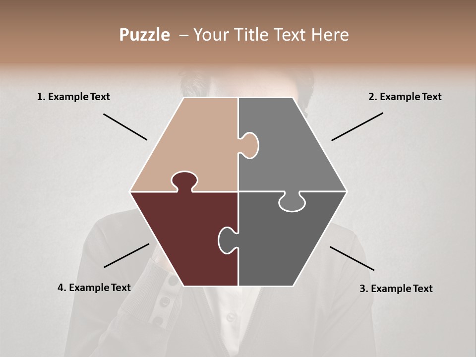 Guy Background Face PowerPoint Template