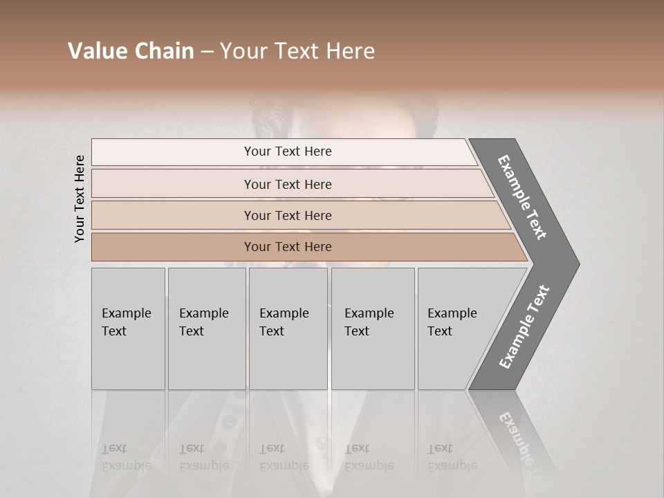 Guy Background Face PowerPoint Template