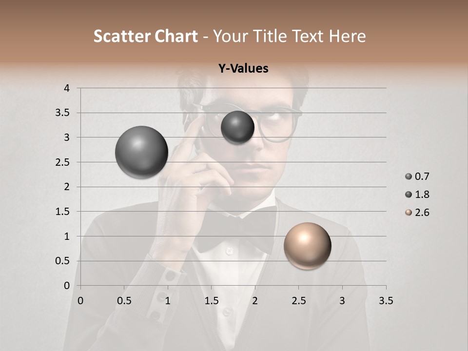 Guy Background Face PowerPoint Template