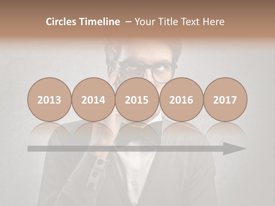 Guy Background Face PowerPoint Template