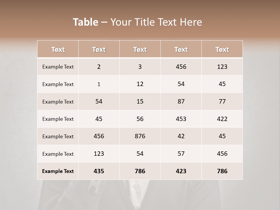 Guy Background Face PowerPoint Template