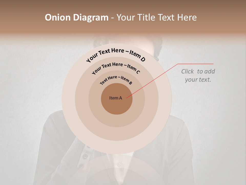 Guy Background Face PowerPoint Template