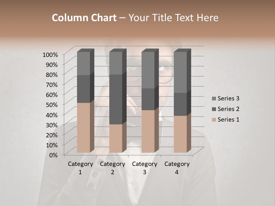 Guy Background Face PowerPoint Template