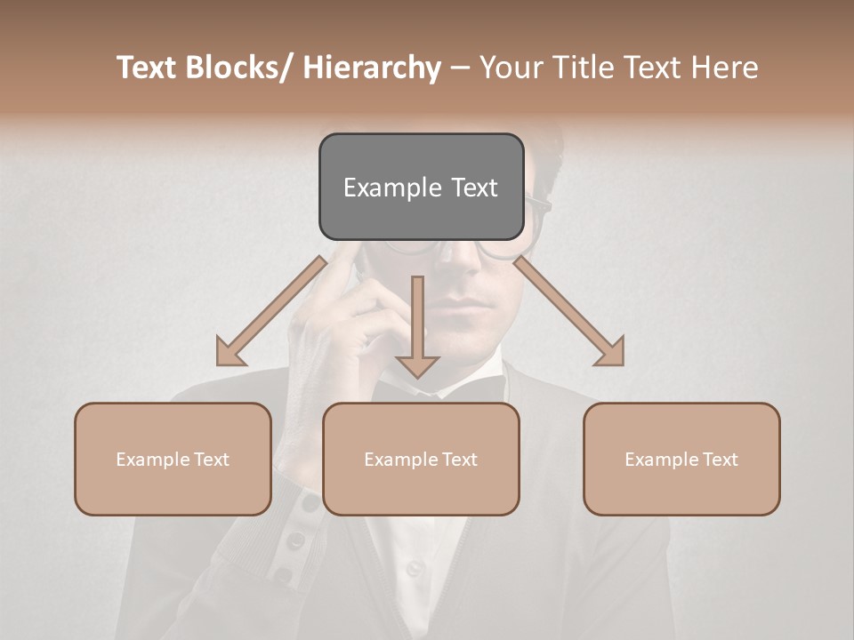 Guy Background Face PowerPoint Template