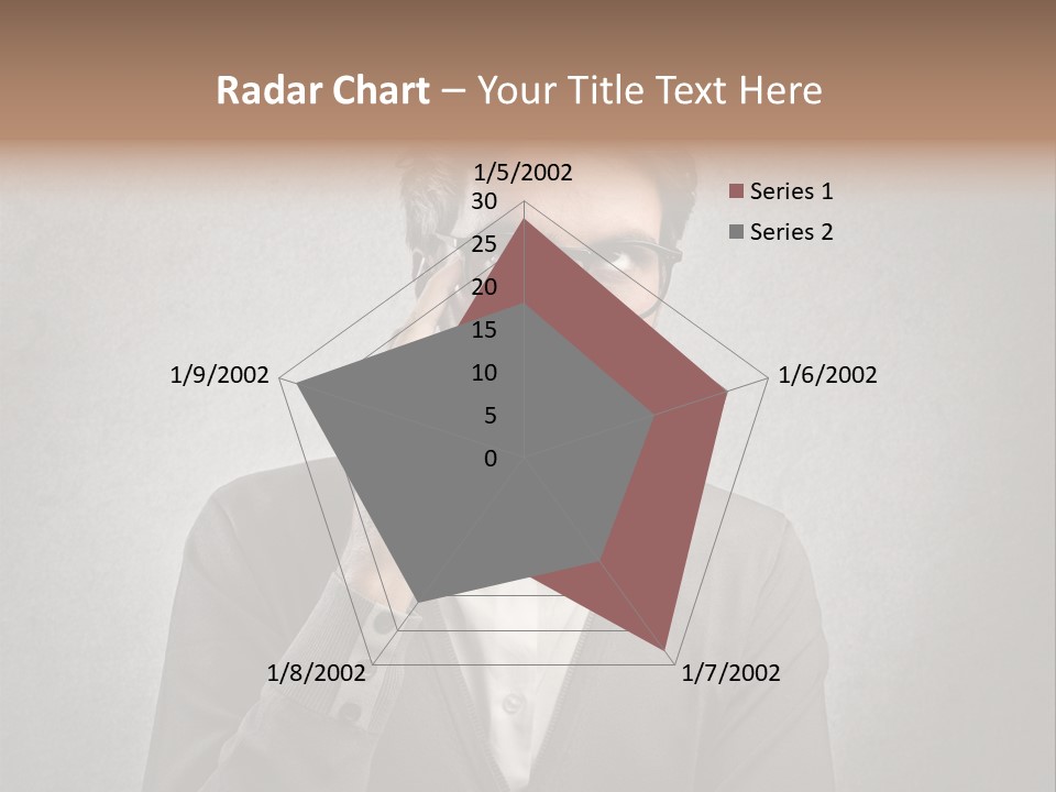 Guy Background Face PowerPoint Template