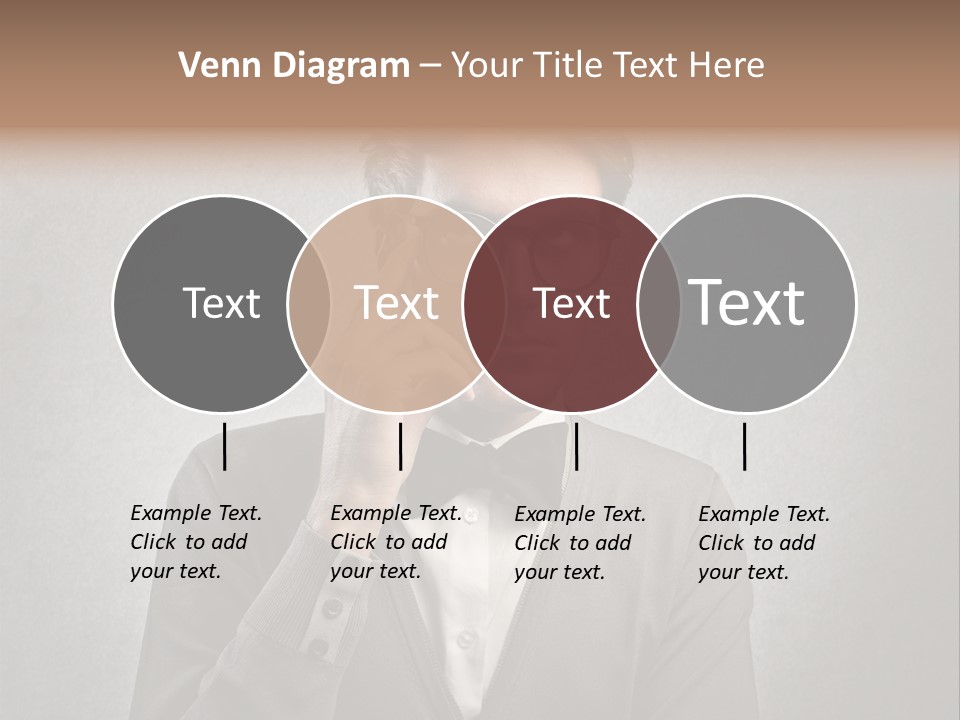 Guy Background Face PowerPoint Template