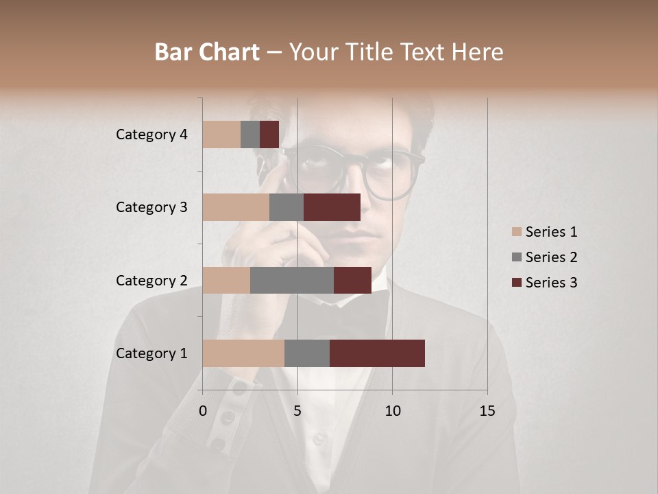 Guy Background Face PowerPoint Template