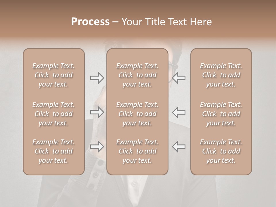 Guy Background Face PowerPoint Template