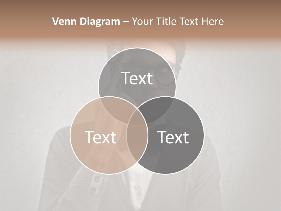 Guy Background Face PowerPoint Template