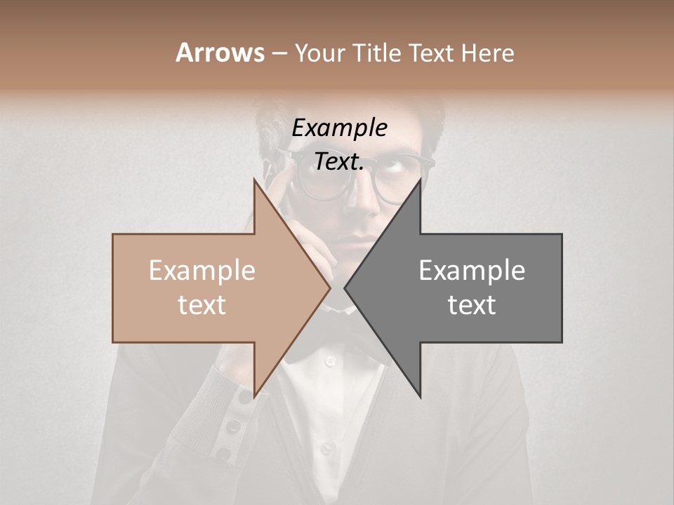 Guy Background Face PowerPoint Template