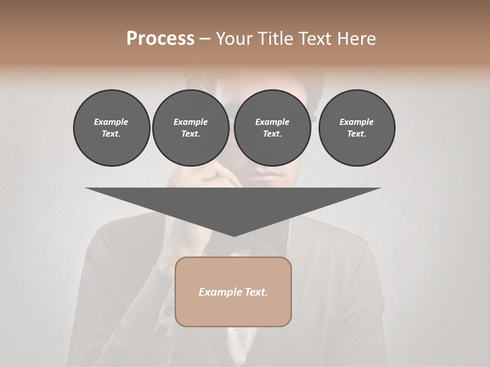 Guy Background Face PowerPoint Template