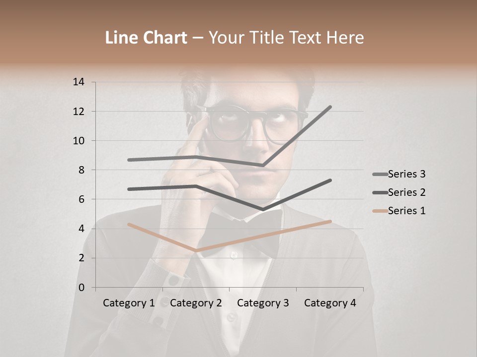 Guy Background Face PowerPoint Template