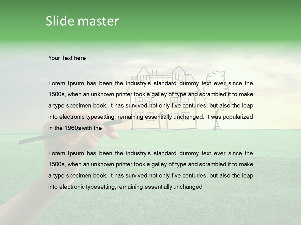 Positive Sun Countryside PowerPoint Template